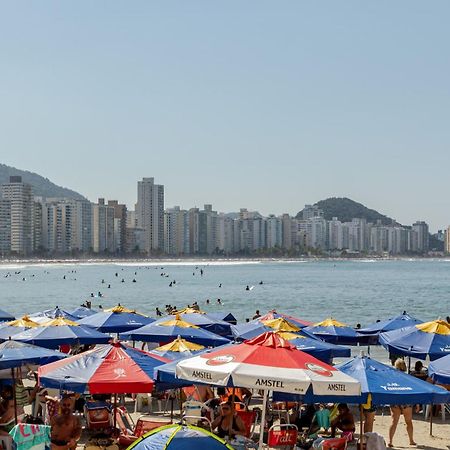 Apto - Predio De Frente Para Praia - Asturias - Guaruja - 2 Vagas Garagem - Wi-Fi E Ar Condicionado ภายนอก รูปภาพ