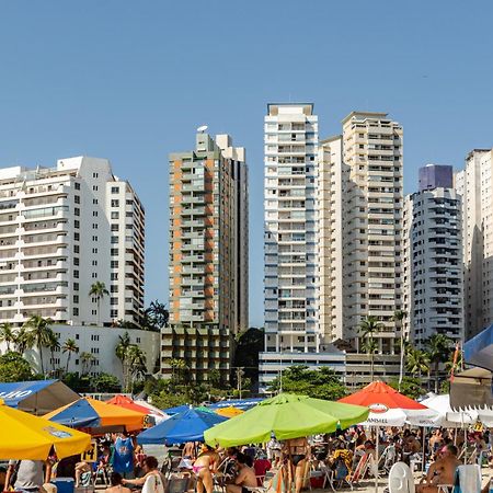 Apto - Predio De Frente Para Praia - Asturias - Guaruja - 2 Vagas Garagem - Wi-Fi E Ar Condicionado ภายนอก รูปภาพ