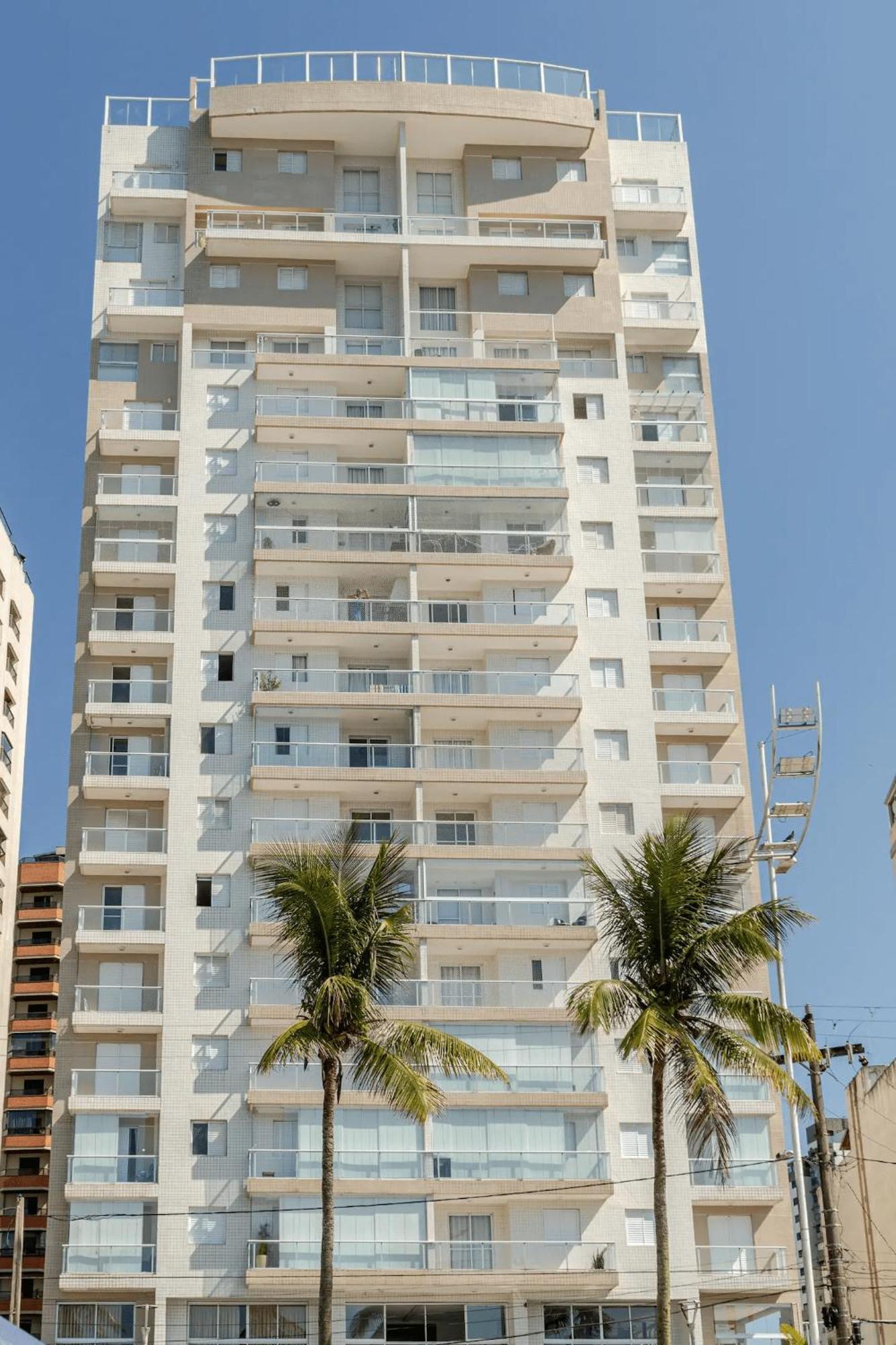 Apto - Predio De Frente Para Praia - Asturias - Guaruja - 2 Vagas Garagem - Wi-Fi E Ar Condicionado ภายนอก รูปภาพ